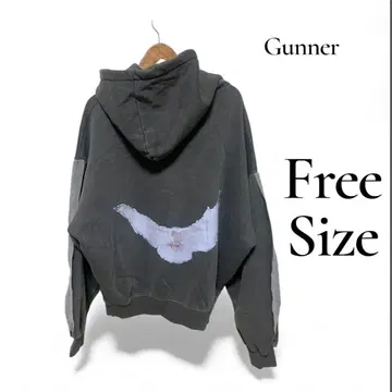 Gunner 후드 부착 후드티 Free Size