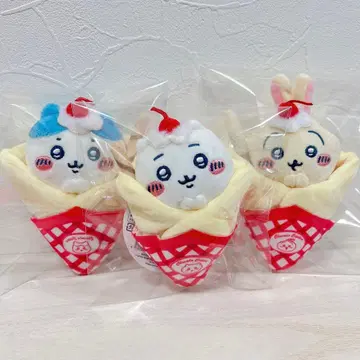 [ 미사용 새상품 ] 치이카와 (먼작귀) 하치와레 토끼 봉제 인형 키링