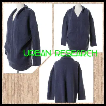 [ URBAN RESEARCH ] 오버 실루엣 니트 네이비