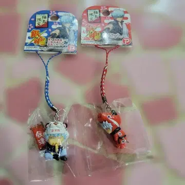 미개봉 은혼 후쿠시마 한정판 족쇄 스트랩 백호대 빨간 소