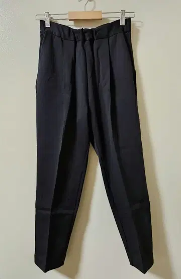 OHGA 마쉬멜로우 팬츠 블랙 M 보통 길이