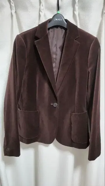 테일러드 자켓 브라운 유니클로 UNIQLO 벨벳