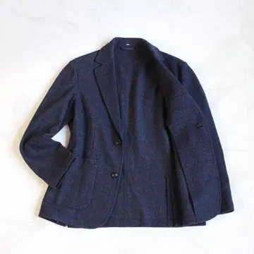 SHIPS 테일러드 자켓 L 사이즈 네이비 트위드 울