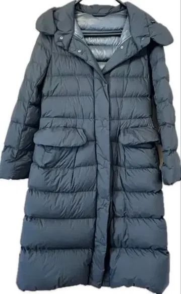 UNIQLO+J 울트라 라이트 다운 후디드 코트 다운 코트 블랙 M