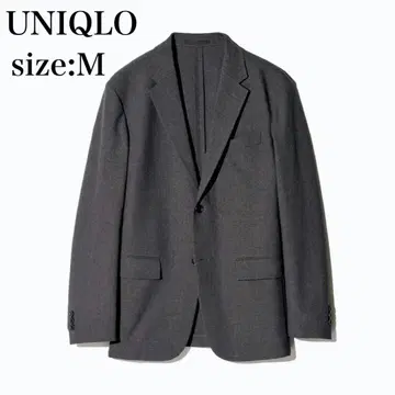 [ 미사용급 ] 유니클로 감동 자켓 테일러드 자켓 그레이 M