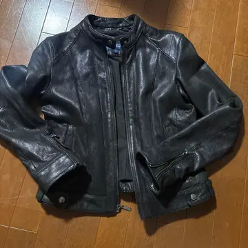 콜한 가죽 자켓 라이더스 블랙