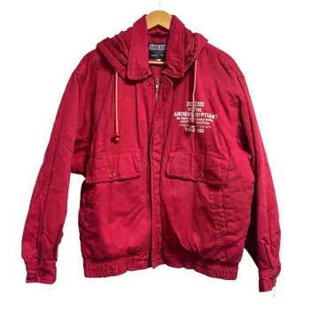 vintage SAFARI ROOKIE 나일론 후드 블루종 자켓