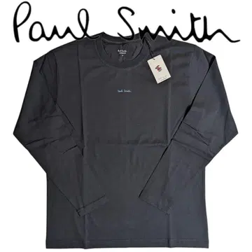 폴스미스 긴팔 티셔츠 M 브랜드 로고 네이비