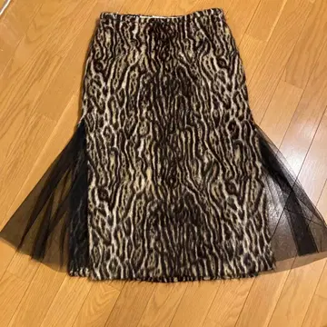 ROCHAS 슬릿 스커트