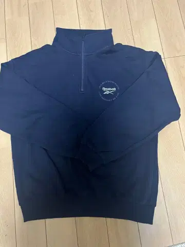 Reebok 하프 지퍼 트레이닝복 M 네이비