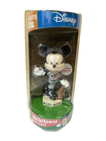 미키마우스 거인군 콜라보 보블헤드 피규어 약 16cm