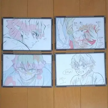 귀멸의 칼날 ufotable DINING 나눔 엽서 아가츠마 젠이츠