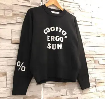 THOMAS MAGPIE 토마스 맥파이 로고 니트