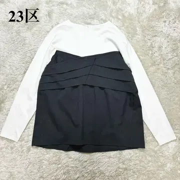 23구 [세탁 가능] 울라이크 뷔스티에 콤비 디자인 티셔츠