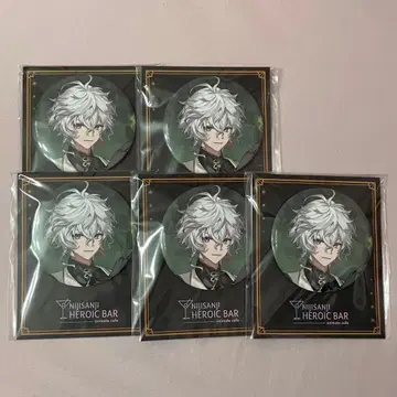 니지산지 무라쿠모 카게츠 애니카페 HEROIC BAR 캔뱃지