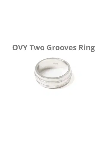 OVY 투 그루브스 반지 반지