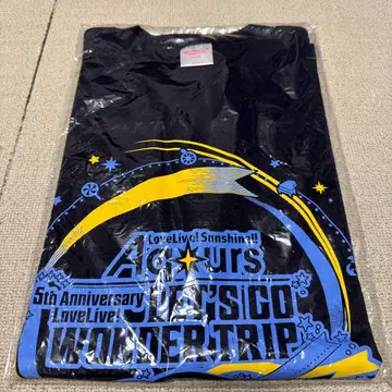 러브 라이브 선샤인 Aqours 5th Anniversary T셔츠