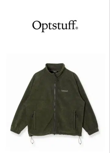 Optstuff 플리스 자켓 올리브 그린