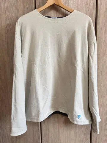 ORCIVAL 롱 슬리브 T셔츠 사이즈 4 베이지