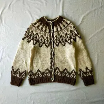 구제 의류 니트 스웨터 가디건 노르딕 핸드 니트 페어아일