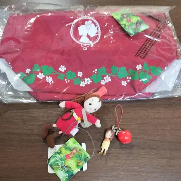 지브리 아리에티 찰랑 홀더 마스코트 키링 백