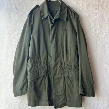 빈티지 밀리터리 자켓 1965년산 카키