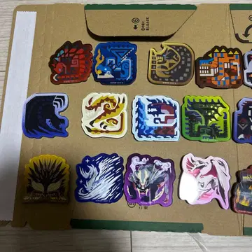 몬스터 헌터 20주년 캐릭터 마그넷 21종 세미 컴프 세트