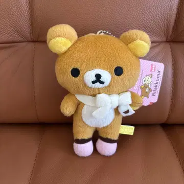 리락쿠마 봉제 인형 마스코트 머플러 새상품 택 포함