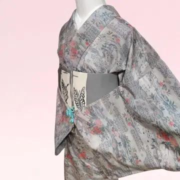 화장 길고 포근하고 귀여운  스모키 컬러가 멋진 시접분 포함 미사용품