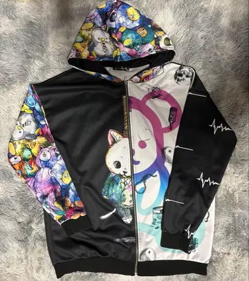 ankoROCK 리이이믹스!!! 7호기 후드티 슈퍼 빅 F