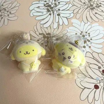 산리오 치이카와 시크릿 플로키 마스코트 폼폼푸딩 토끼