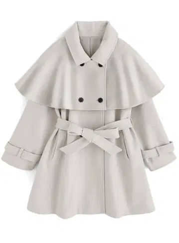 GRL 2way 케이프 세트 코트[ze782] 아이보리