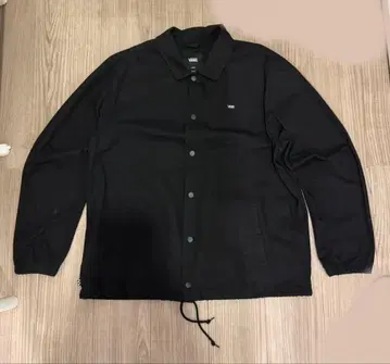 VANS 블랙 자켓 버튼 프론트