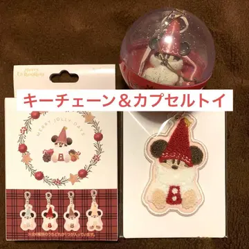 릴루린린 키체인 캡슐 토이 빨간색 크리스마스 2025