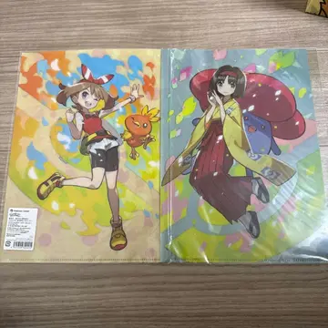 A4 클리어 파일 2장 세트 Pokemon Trainers 에리카&하루카