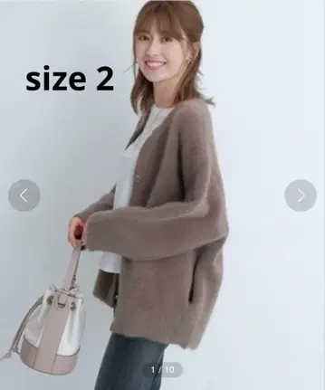 [ Apuweiser-riche 앱와이어리셰 ] 니트 숏코트 새상품급