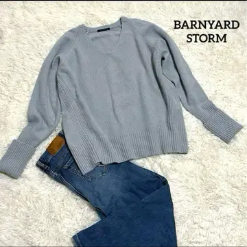 밴야드 스톰 울 캐시미어 블렌드 V넥 니트 스웨터 여성용