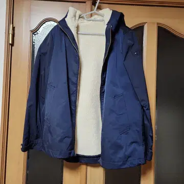 타미힐피거 보아 안감 네이비 자켓
