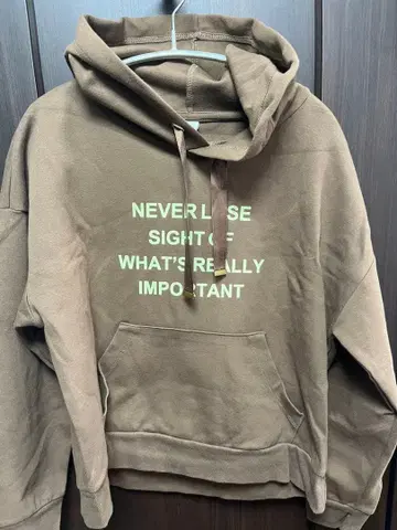 Disney 브라운 후드 부착 후드티 FREE