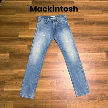 일본제 매킨토시 데미지 데님 팬츠