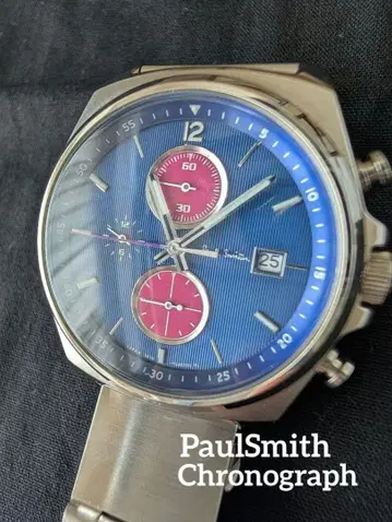 Paul Smith Chronograph 네이비 핑크