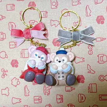 더피&프렌즈 키체인 2개 세트 더피 & 셰리 메이