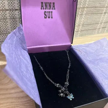 ANNA SUI 꽃과 나비 모티브 목걸이
