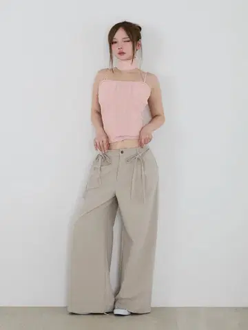 정품 ANDMARYAM1292 Loose ribbon slacks