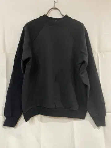 90s Hanes 맨투맨 블랙 래글런