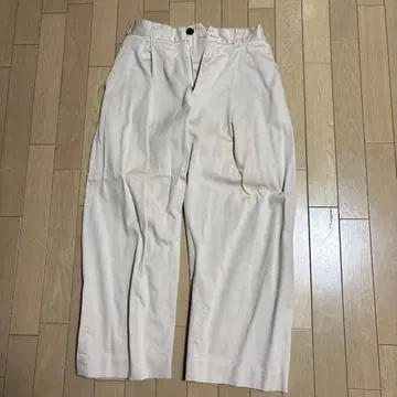 WYM 베이지 와이드 팬츠 사이즈 S