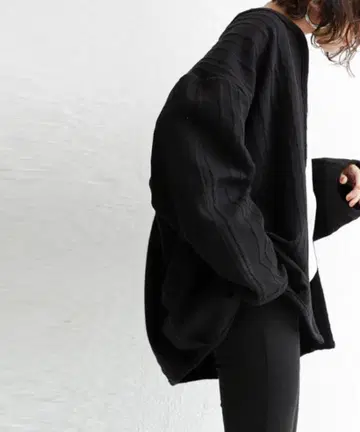 antiqua 가디건 입체 패턴 노카라 가디건