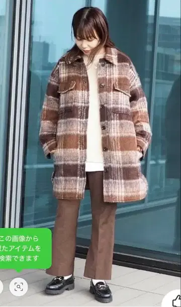 B:MING by BEAMS 체크 퀼트 CPO 자켓 빔즈