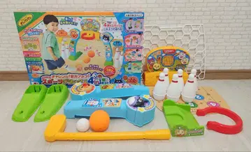 호빵맨 완구 챌린지! 능력 업! 스포츠 디럭스 4in1