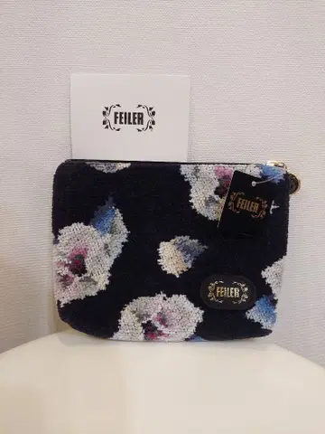 FEILER 페이러 꽃무늬 파우치 [미사용] 택 포함
